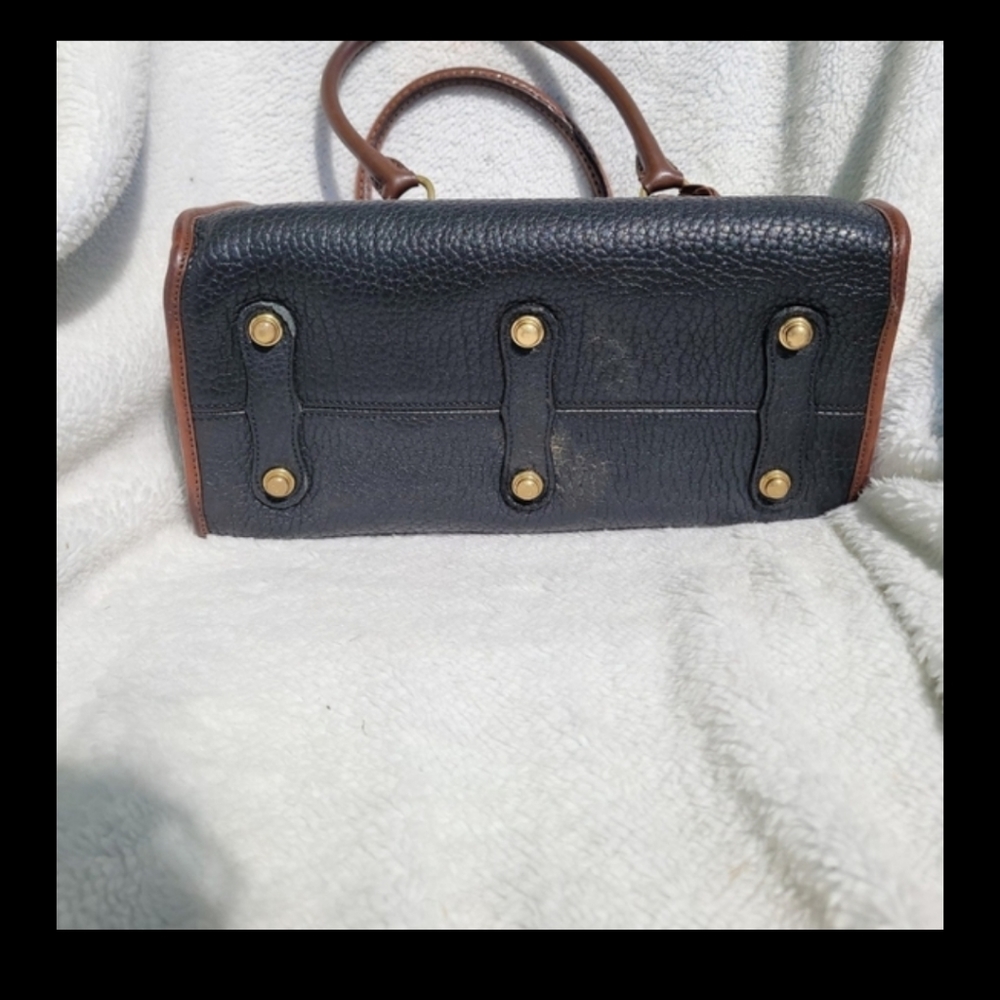 Vintage 90's Black Dooney Bourke Hand Bag Purse - Picture 7 of 10